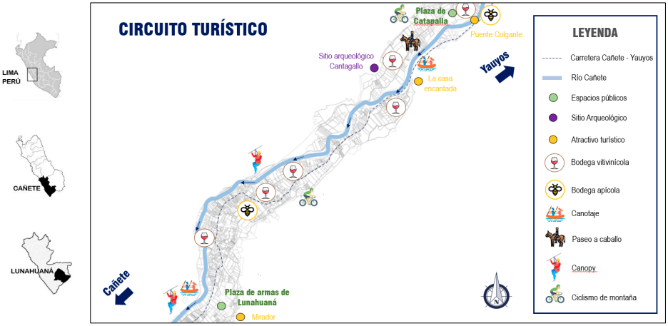 circuito turistico - lunahuana